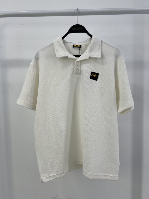 Komplete “DIOR” bluze dhe shorce I bardhe/bezhe me teksture,stil Casual - Image 2
