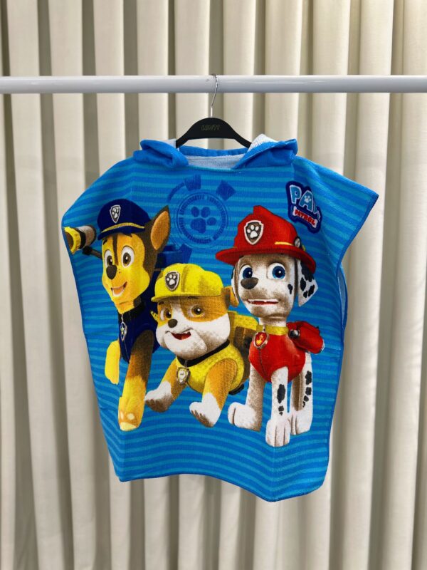 Peshqir Plazhi me Kapuç Paw Patrol për Fëmijë
