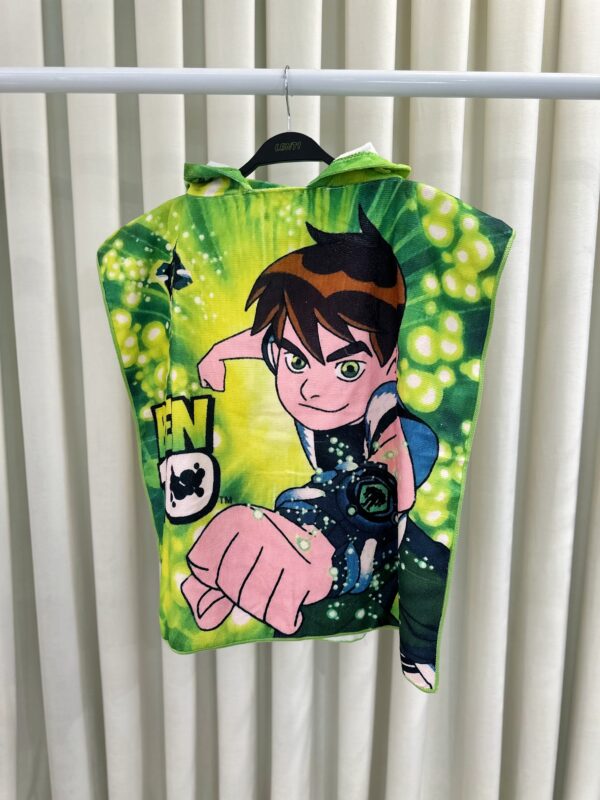 Peshqir Plazhi me Kapuç Ben 10 për Fëmijë