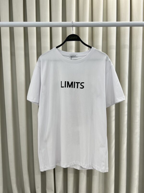 Bluze e Bardhë "LIMITS" me Print Basketbolli