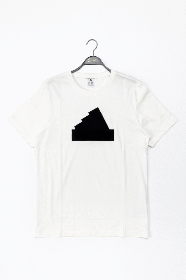 Bulza  "ADIDAS" Minimaliste – E Bardhë me Logo të Zezë