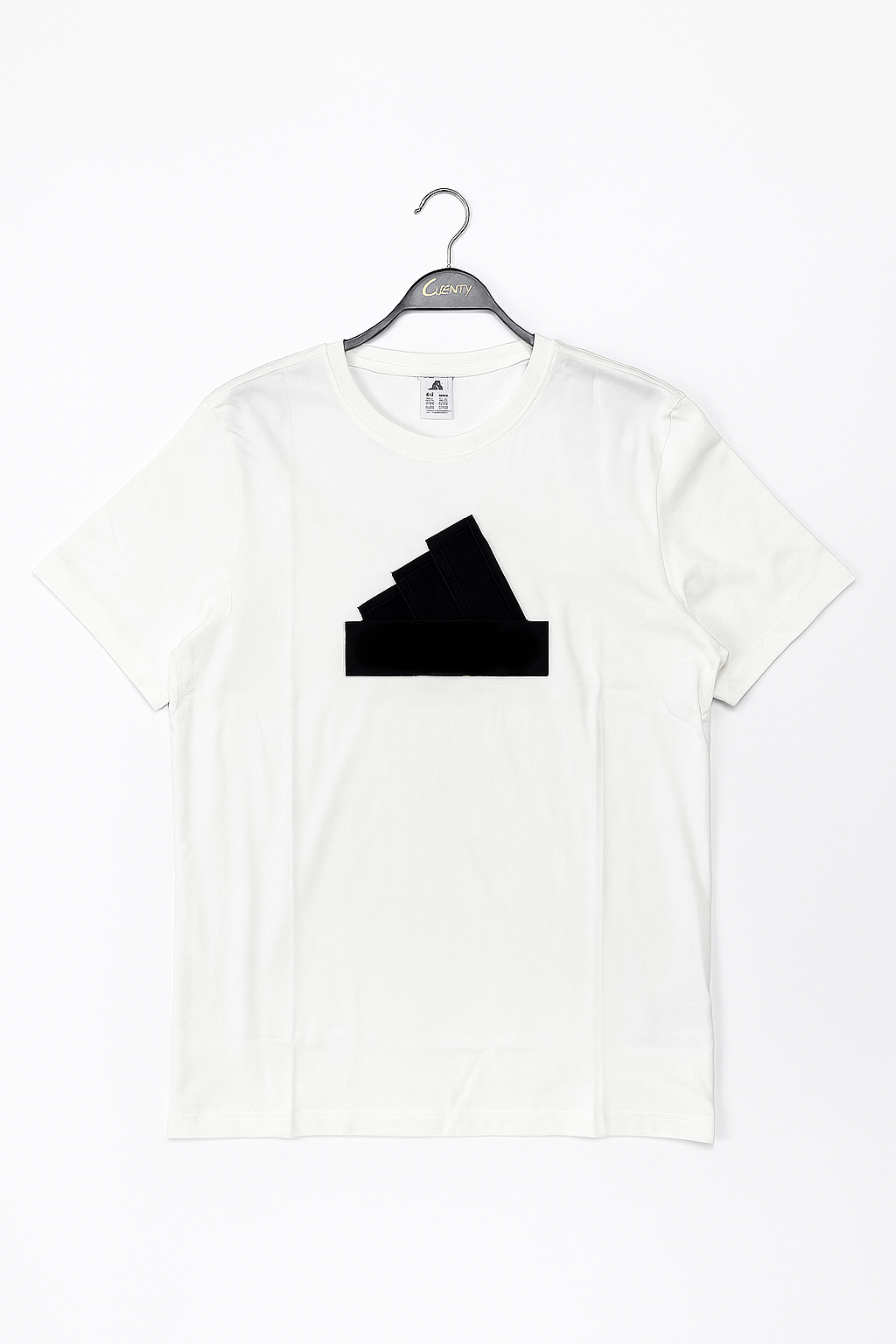 Bulza  “ADIDAS” Minimaliste – E Bardhë me Logo të Zezë
