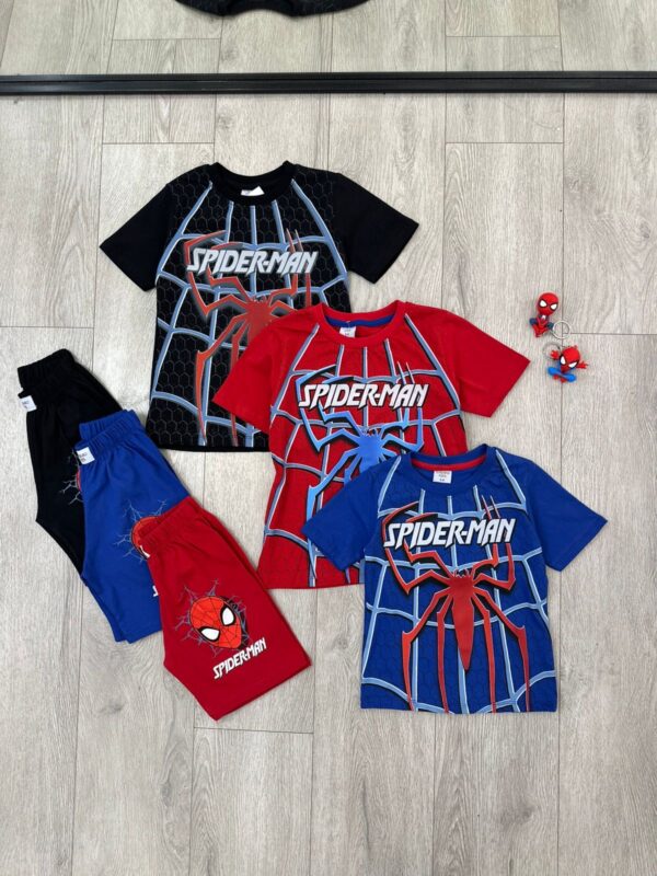 Bluza dhe Pantallona të Shkurtra Spiderman për Fëmijë