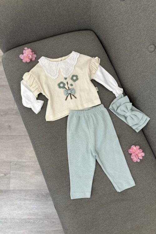 Set i Bukur dhe i Rehatshëm për Bebe me Bluzë dhe Pantallona