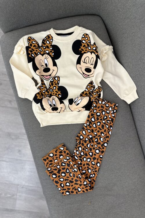 Pizhame Minnie Mouse, print me kafshë