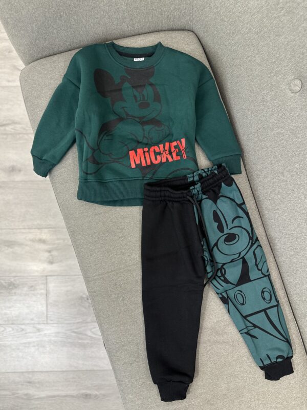 Set i gjelbër dhe i zi Mickey Mouse për fëmijë