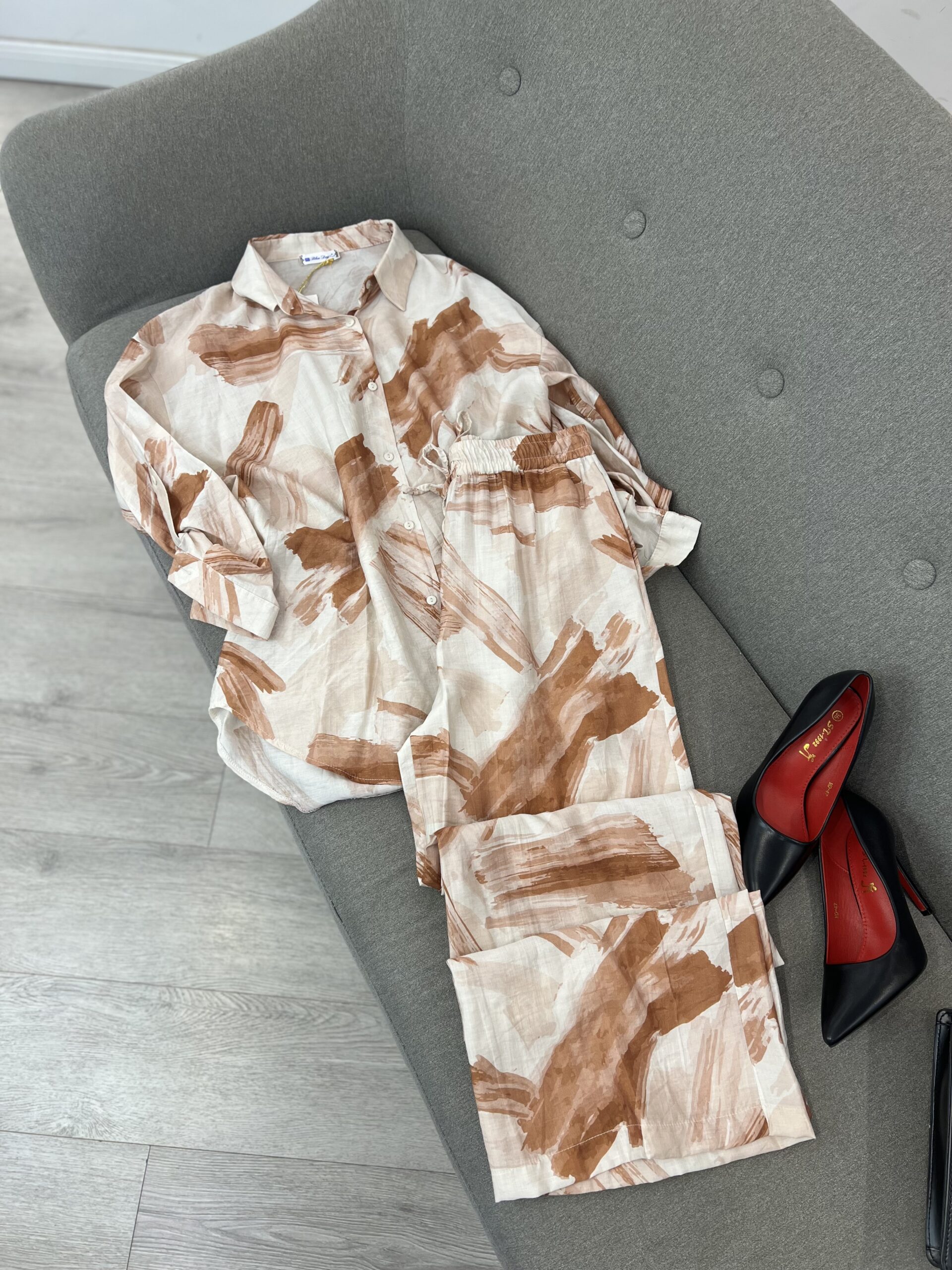 Set Modern me Printim Abstrakt Vjeshte