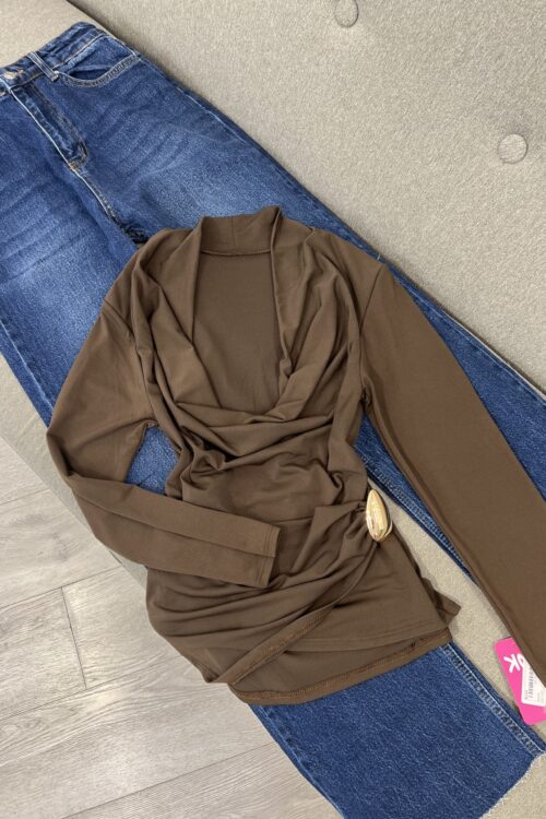 Bluza Kafe me Draperi