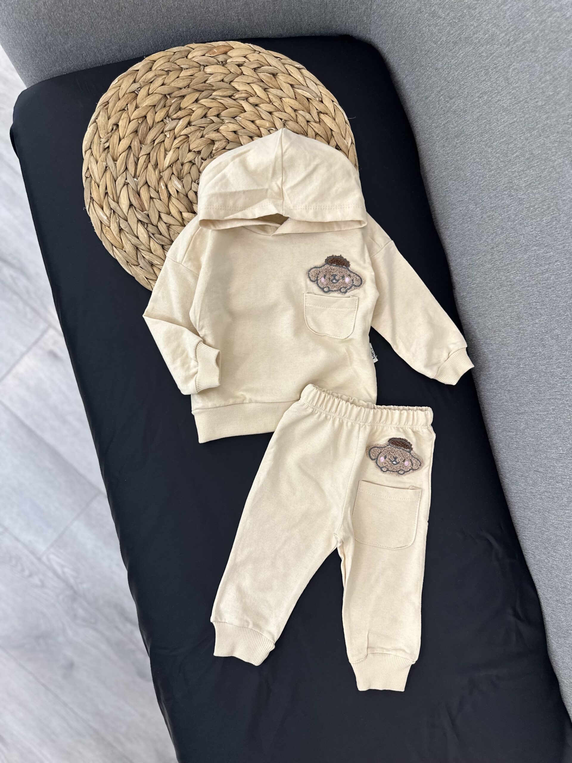 Kompleti “Teddy Bear” me kapuç
