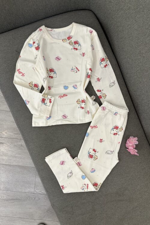 Komplet pizhama Hello Kitty për fëmijë