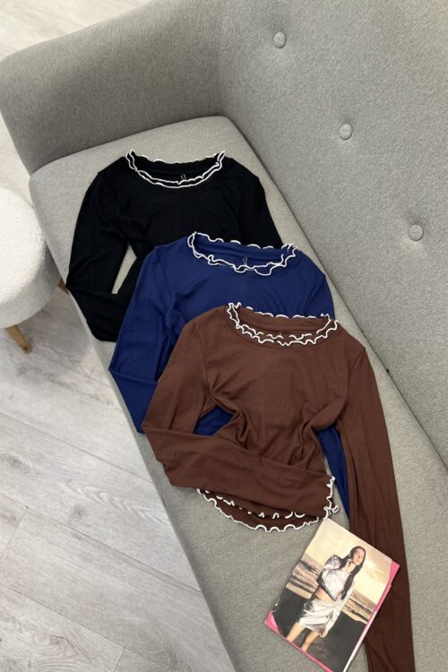 Bluza me Detaje Valësh