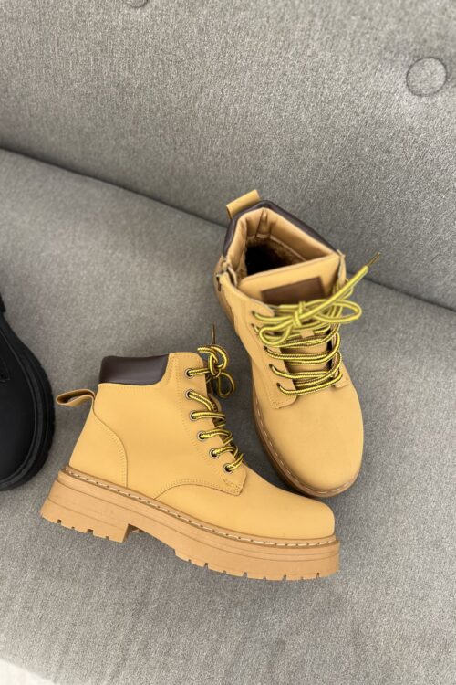 Çizme (Work Boots/Combat) Ngjyrë Mustarde