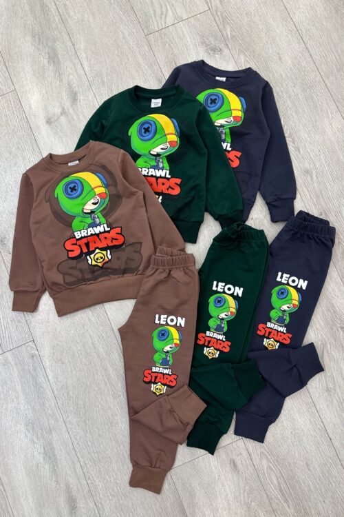 Komplete për fëmijë “Brawl Stars – Leon” në tre Ngjyra