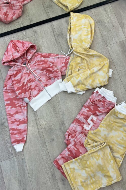 Komplete sportive me kapuç dhe pantallona