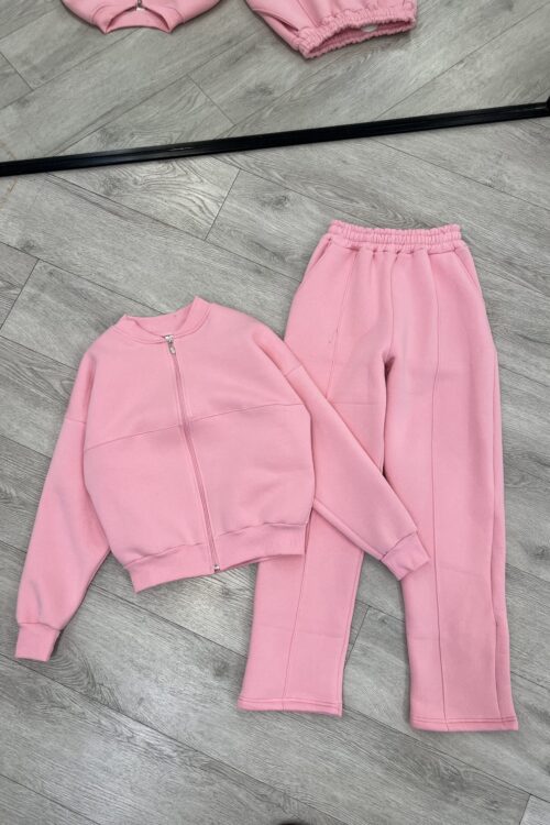 Set sportiv i rehatshem roze pastel