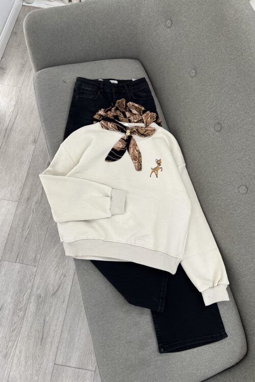 Pulover me detaj shamie