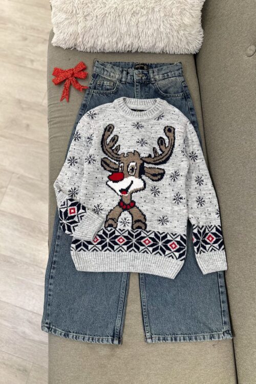 Koleksioni “Deer Friends” – Ngrohtësi dhe Gazmend për Çdo Vogëlush! – L – Jeshile