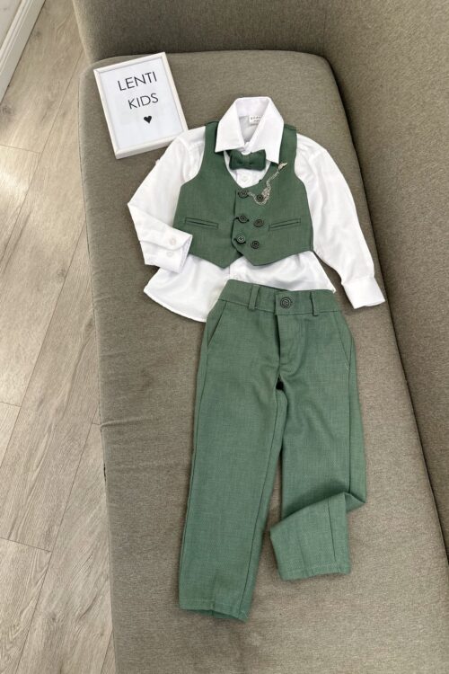 Set Ceremonial “Emerald Class” për Djem – 6-7 – Gri