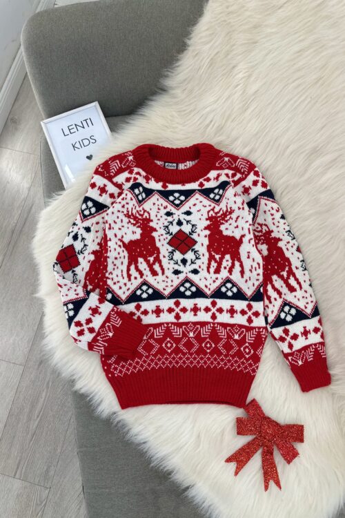 Magjia e Festave me Pulovrat “Lenti Kids” – 3-4 – E bardhe