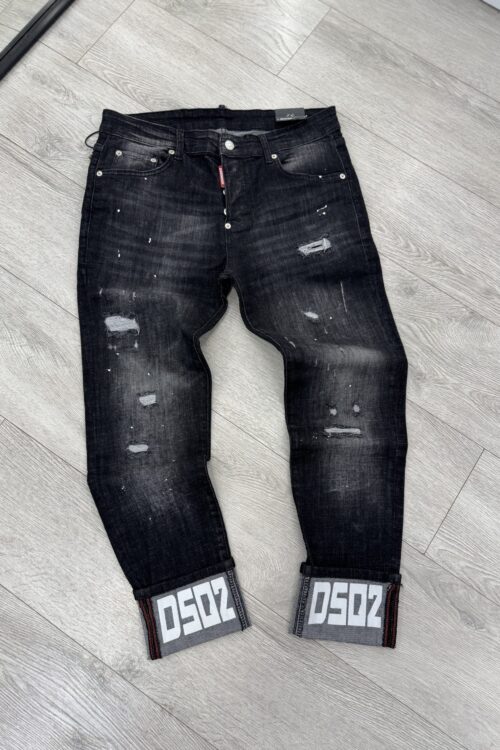 Xhinse Dsquared2 – Black Logo Graphic Slim – M – E zez