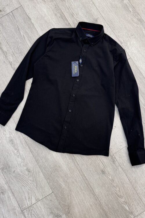 Këmishë Polo Ralph Lauren – Black Essential Slim Fit – XS – E zez