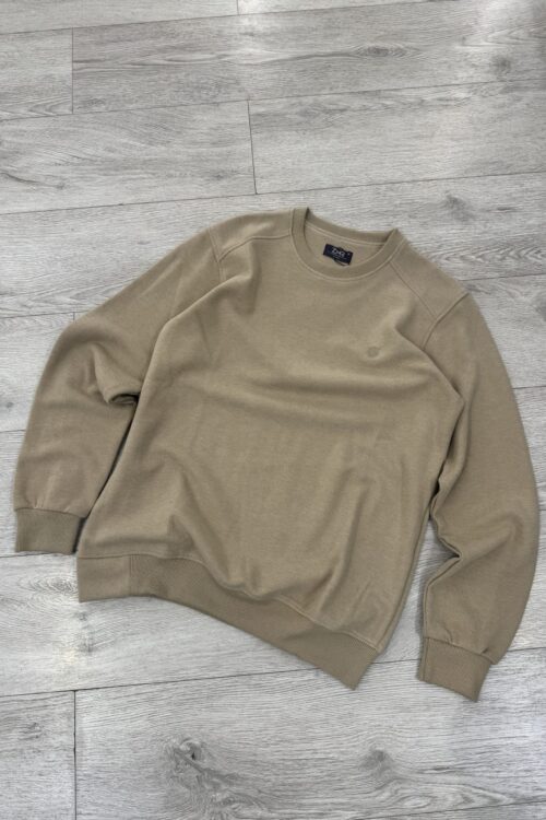 Bluzë Crewneck ZMR – Ngjyrë Bezhë (Tan) – L – Bezhe